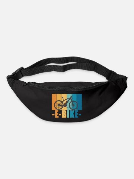 E-Bike Bike Vintage E Bike Batterie Cadeau - Sac banane - noir