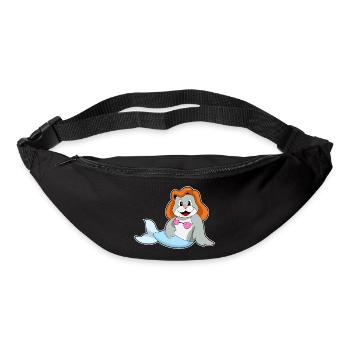 Seal Mermaid - Bum bag - black - Front