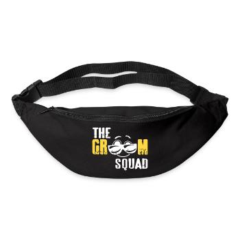 The Groom Squad Retro Funny Bachelor Party T-Shirt - Bum bag - black - Front