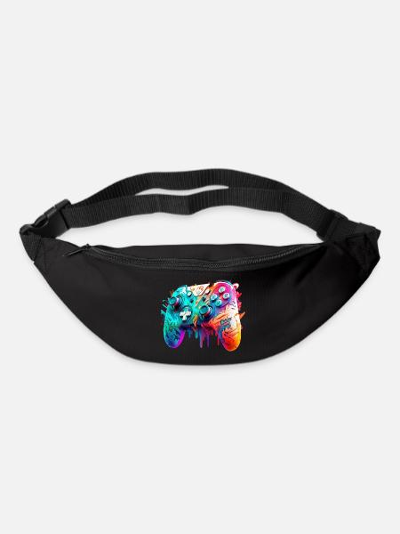 Neon Gaming Controller / Kontroller - Gürteltasche - Schwarz
