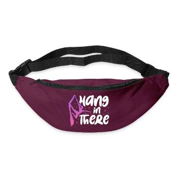 Hang in there - Gürteltasche - Burgunderrot - Vorne