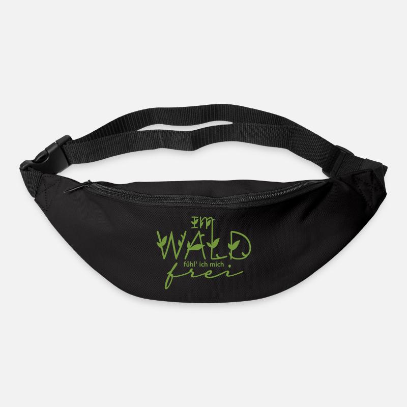 Im Wald - Gürteltasche - Schwarz