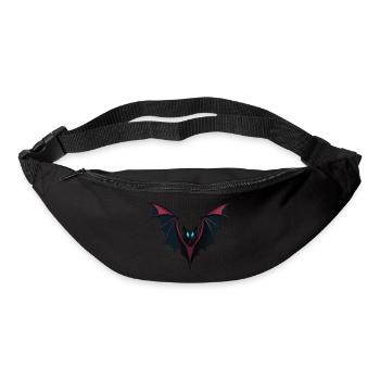 Gruselige Fledermaus: Böse Augen der Nacht - Gürteltasche - Schwarz - Vorne