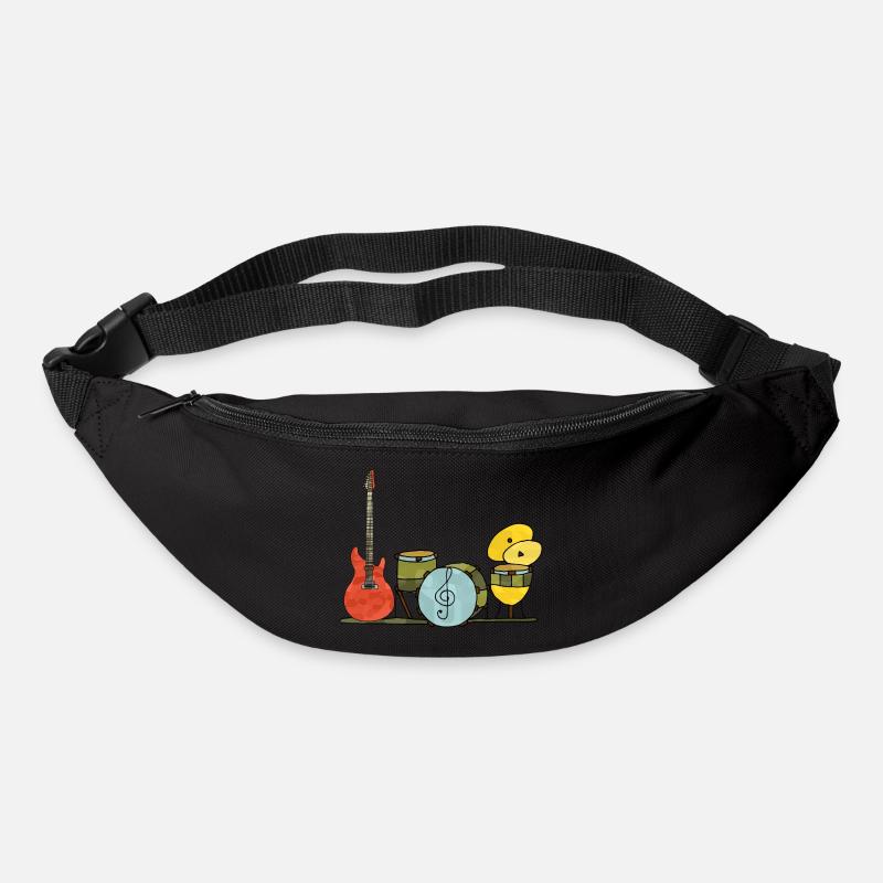 Instruments de musique - Sac banane - noir