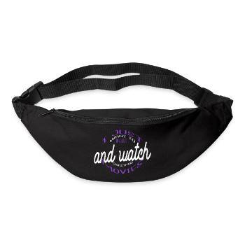 funny sayings pastry beard gift idea quotes - Gürteltasche - Schwarz - Vorne