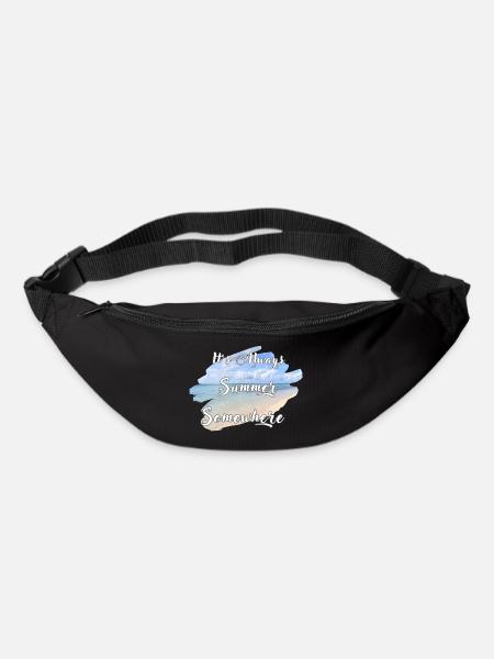 It's Always Summer Somewhere - Gürteltasche - Schwarz