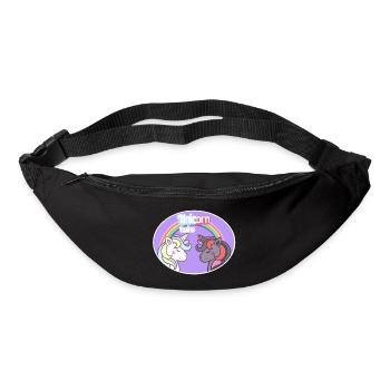 Unicorn Twins - Bum bag - black - Front