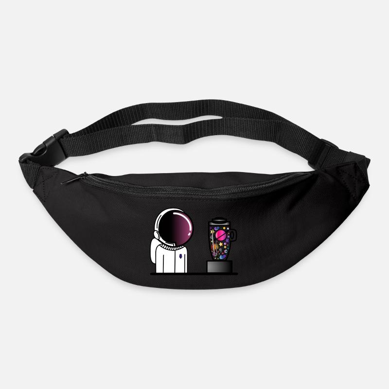 L’envie de mélanger l’univers - Sac banane - noir