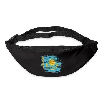 Kazakhstan flag used - Bum bag - black - Front
