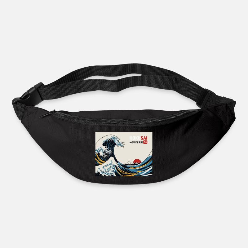 Japanese Wave - Bum bag - black
