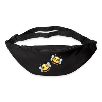 Biene Comic - Gürteltasche - Schwarz - Vorne