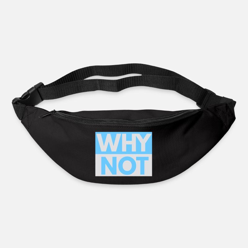 Warum nicht Impressum - Gürteltasche - Schwarz