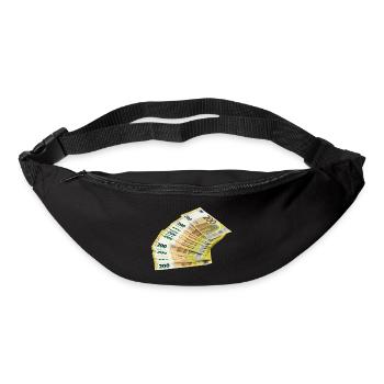 Noble Euro banknote design - Bum bag - black - Front