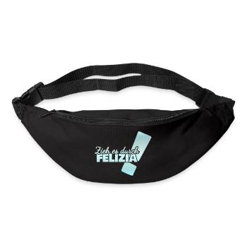 Prénom Felizia - Sac banane - noir - Devant
