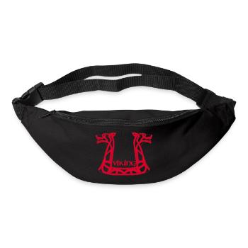 Red Viking Dragon - Bum bag - black - Front
