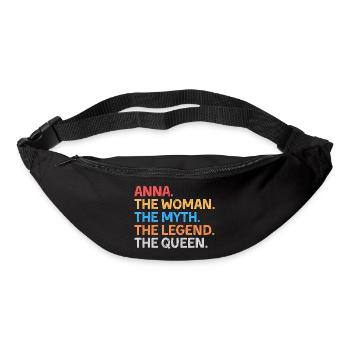 Anna Die Frau Der Mythos Die Legende Die Königin - Gürteltasche - Schwarz - Vorne