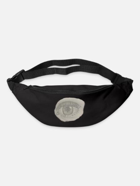 Dessin réaliste des yeux - crayon - Sac banane - noir