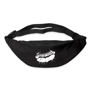 Hot Dog Ink Splash & Splash White - Gürteltasche - Schwarz - Vorne