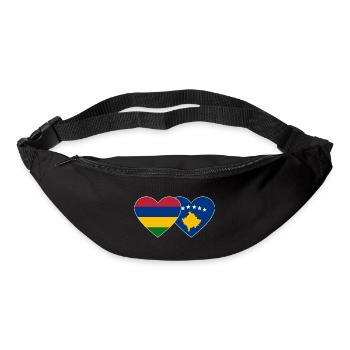 Maurice Bosnie Flag Coeur - Sac banane - noir - Devant