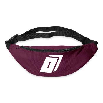 Letter O Logo - Bum bag - burgundy - Front