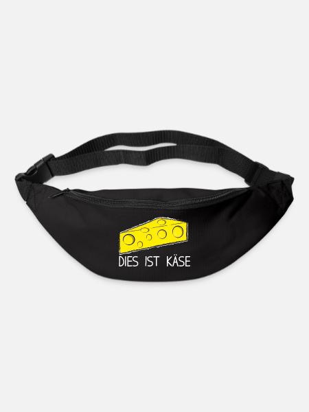 Dies ist Käse - Gürteltasche - Schwarz