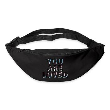 Trans youth are loved - Bum bag - black - Front