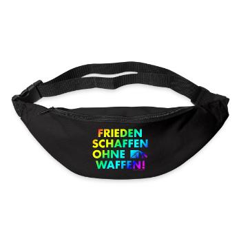 Frieden schaffen ohne Waffen! - Gürteltasche - Schwarz - Vorne