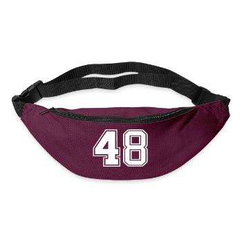 48 - Gürteltasche - Burgunderrot - Vorne