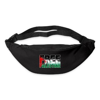 Freies Palästina - Gürteltasche - Schwarz - Vorne