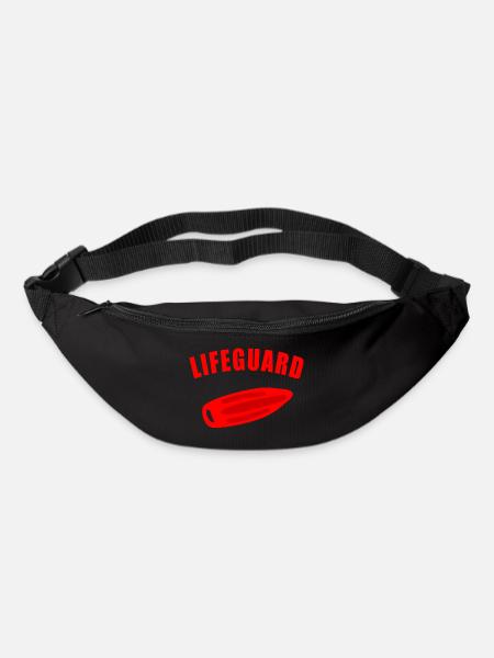 LIFEGUARD Nageur sauveteur maître-nageur - Sac banane - noir