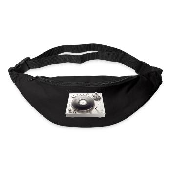 Turntable DJ Vinyl Music - Gürteltasche - Schwarz - Vorne