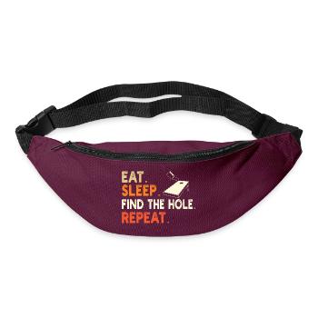 Humour Homme Joueur De Cornhole - Sac banane - bordeaux  - Devant