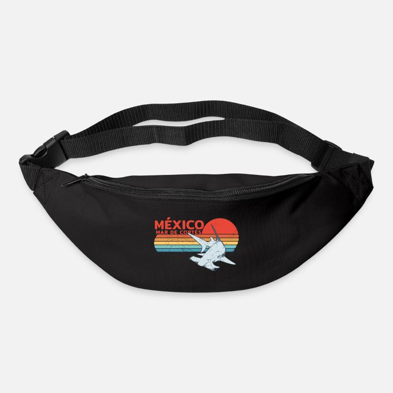 Hammerhai Mexiko - Gürteltasche - Schwarz