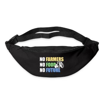 No Farmers No Food No Future - Farmer Saying - Bum bag - black - Front