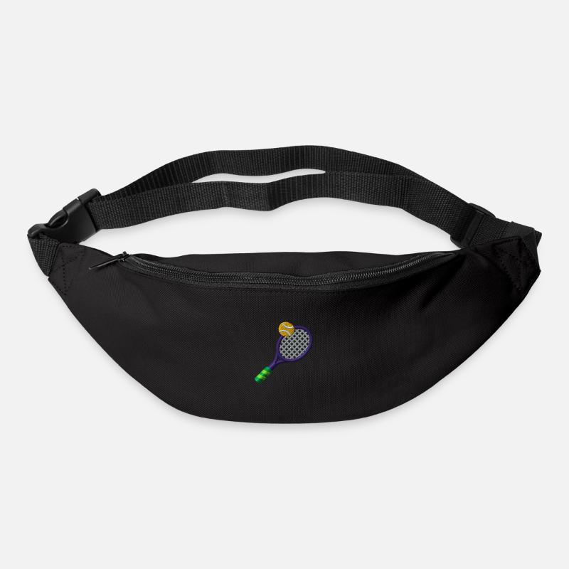 Tennisschläger - Gürteltasche - Schwarz