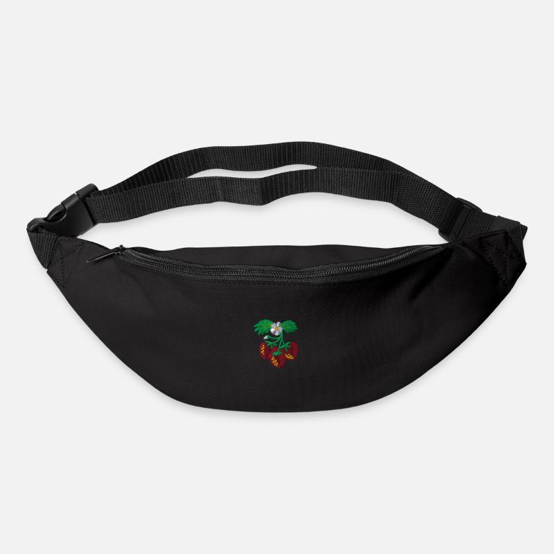 Fraise - Sac banane - noir