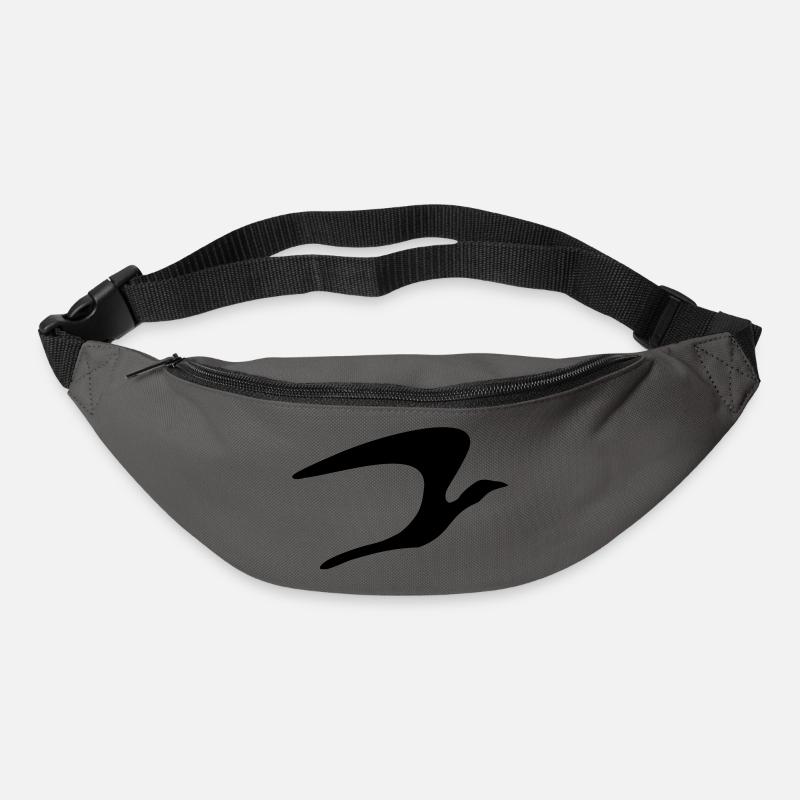 bird_vec_1en - Bum bag - graphite grey