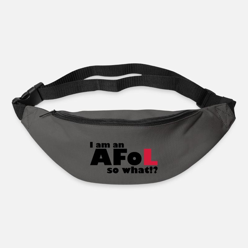 I am an AFoL so what? - Gürteltasche - Graphite