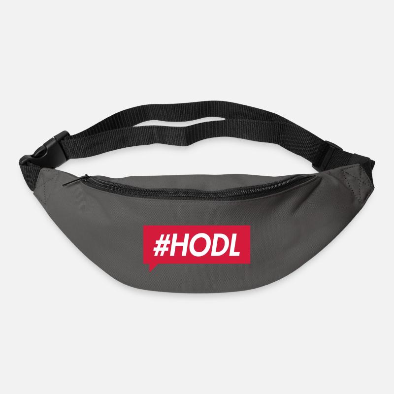 Hashtag HODL - Gürteltasche - Graphite