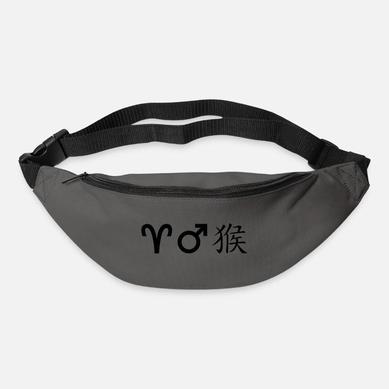 Aries Mars Monkey - Bum bag - graphite grey