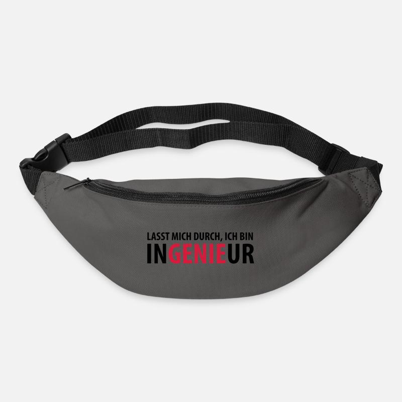 Lasst mich durch, ich bin Ingenieur - Gürteltasche - Graphite