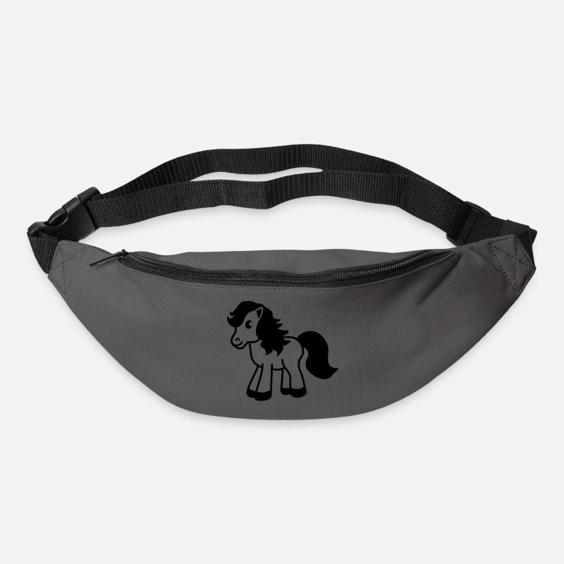 süßes Pony cute pony - Gürteltasche - Graphite