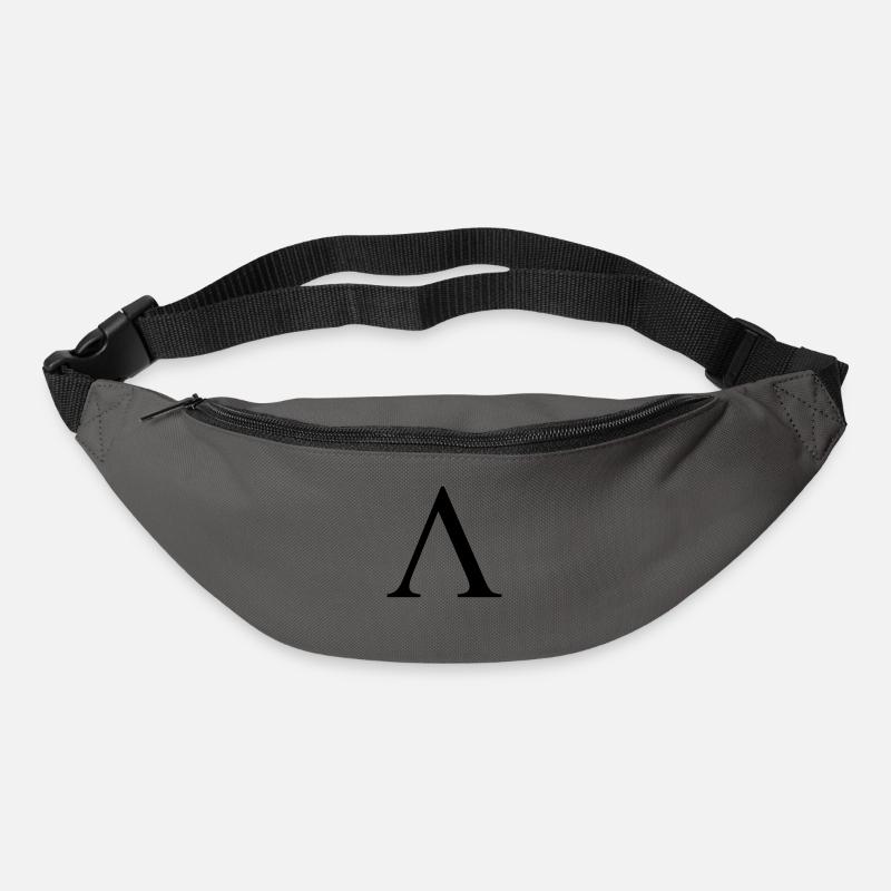 lambda greek - Gürteltasche - Graphite