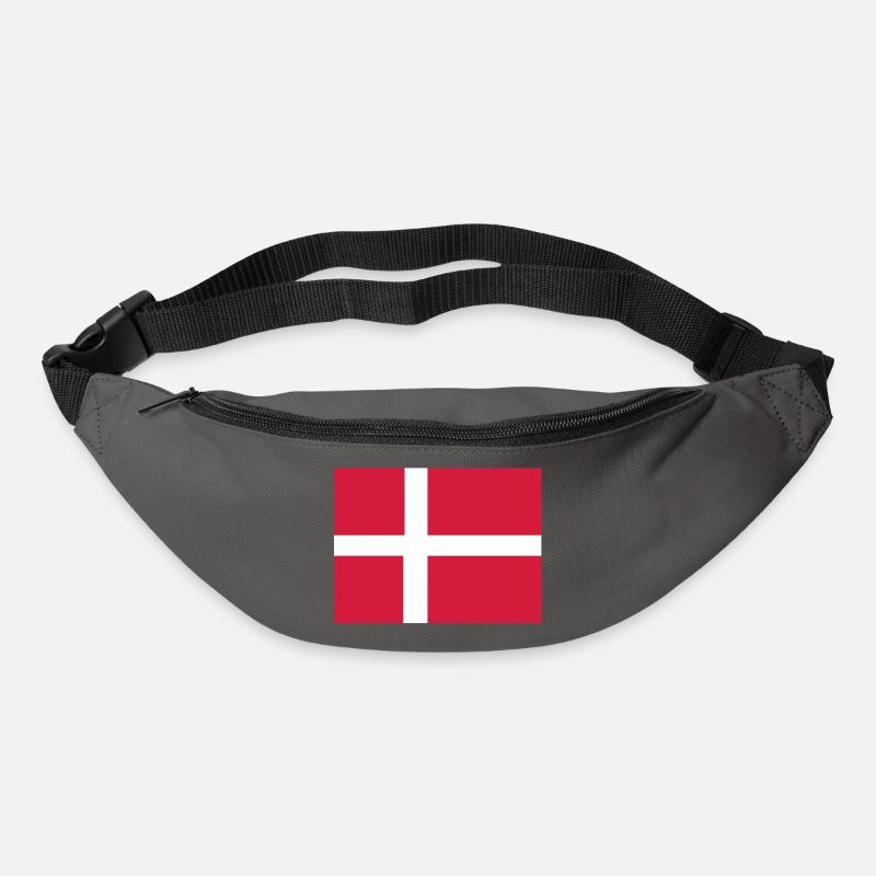 flag_denmark - Bum bag - graphite grey