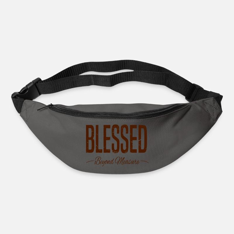 BLESSED Beyond Measure grunge - Gürteltasche - Graphite