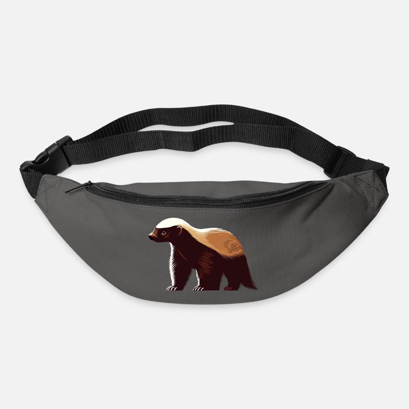 Honigdachs - Gürteltasche - Graphite