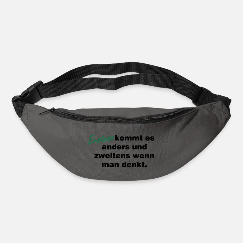 Wenn_man_denkt - Gürteltasche - Graphite