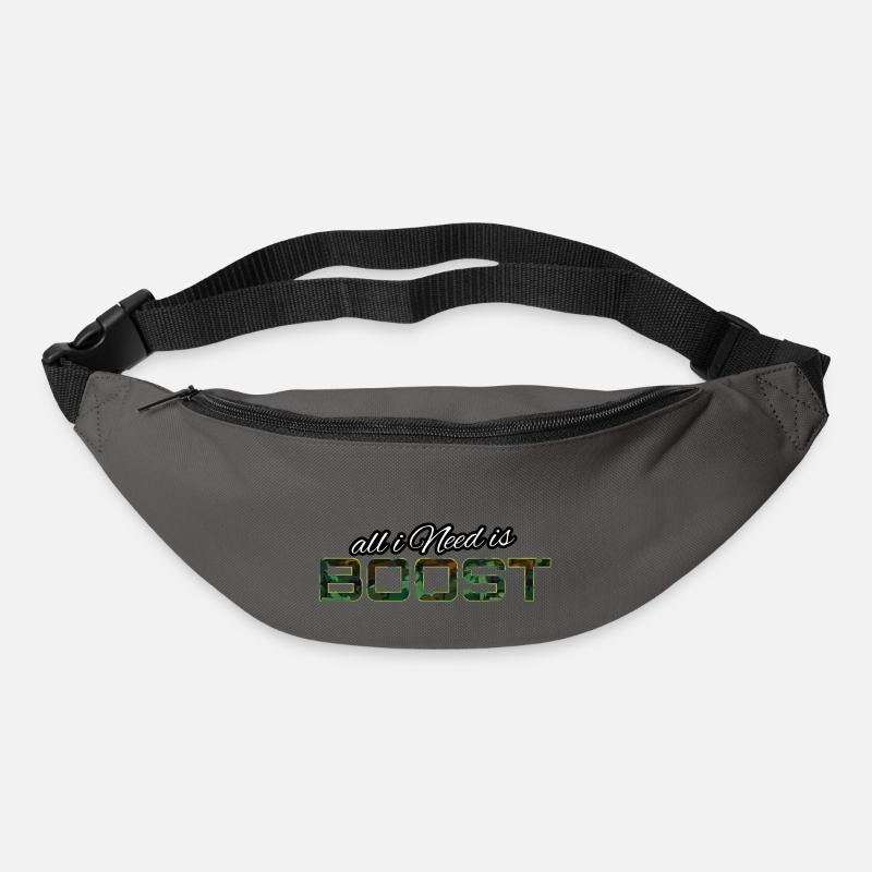 All i Need is boost - Gürteltasche - Graphite