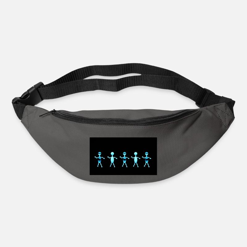 Chiffres - Sac banane - gris graphite