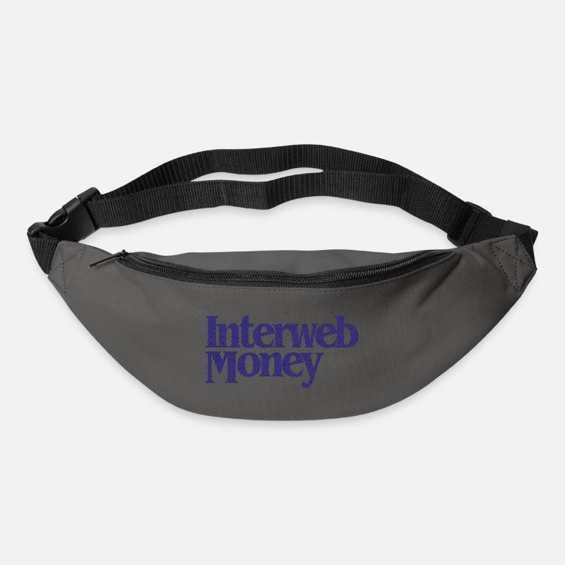 InterwebMoney - Sac banane - gris graphite